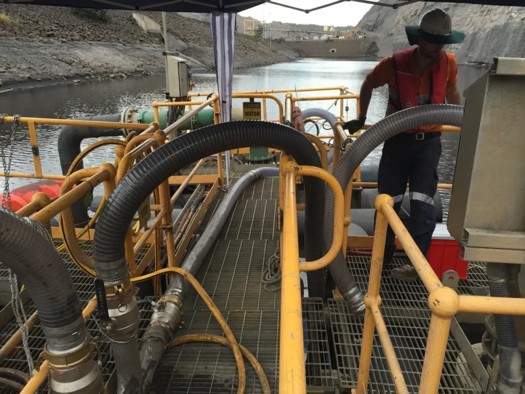 desludge tailings dam solidsvac