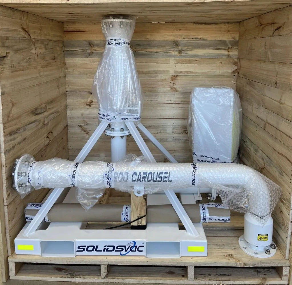 Solidsvac SV800 Carousel solids pumping solution