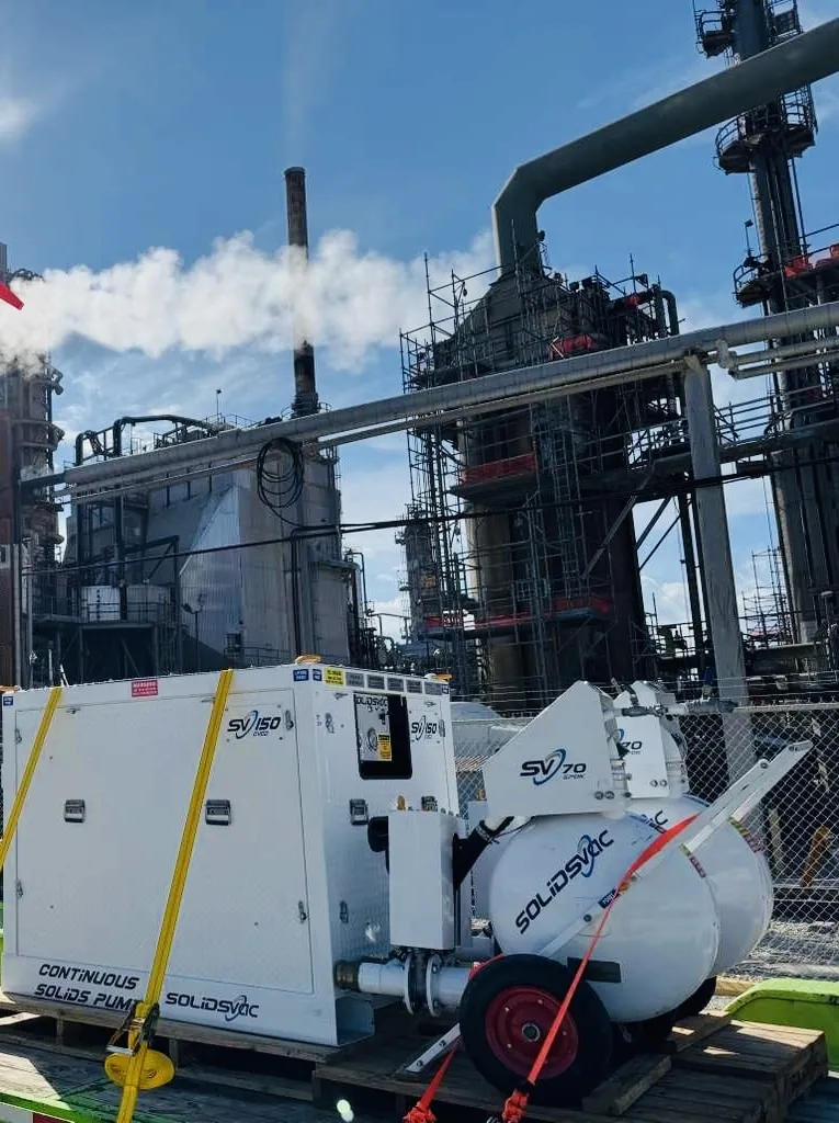 Solidsvac Pump at Louisiana Refinery