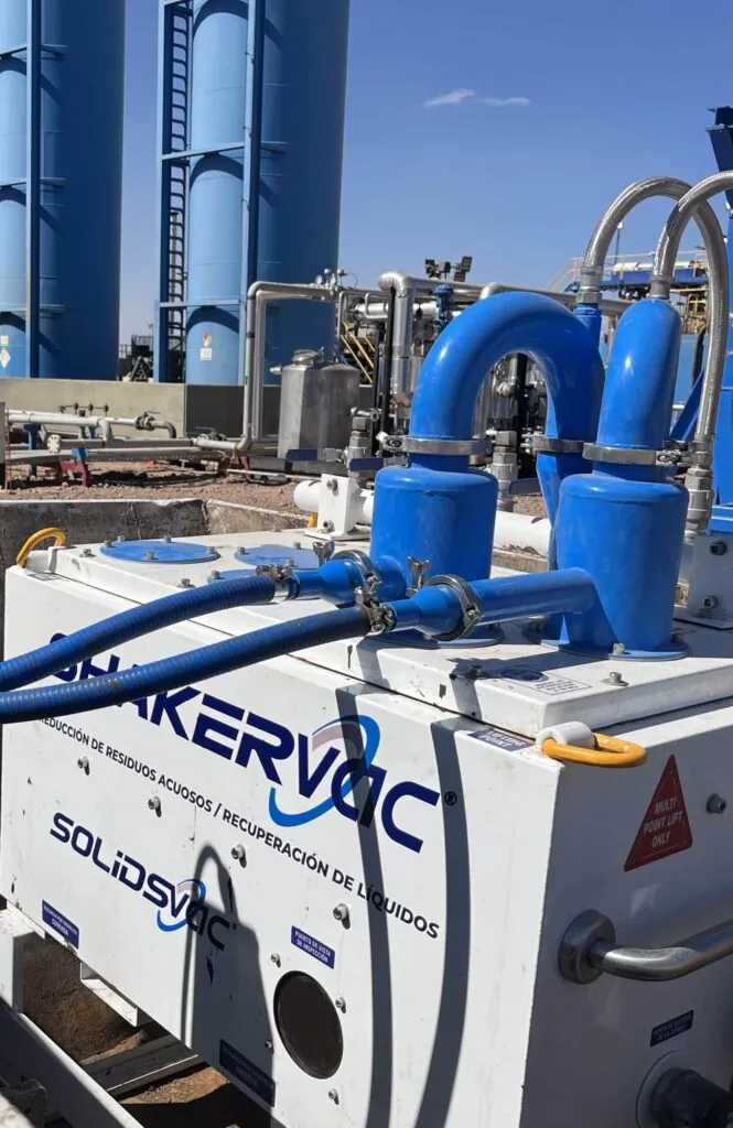 Shakervac reduces aqueous waste