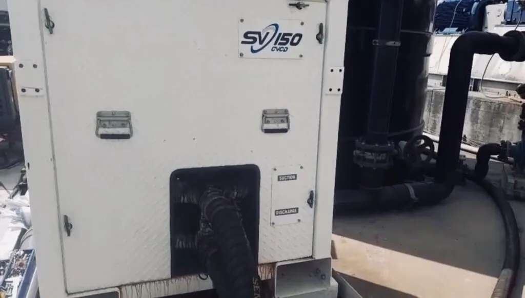 SV150 Pumping Brewery Sludge
