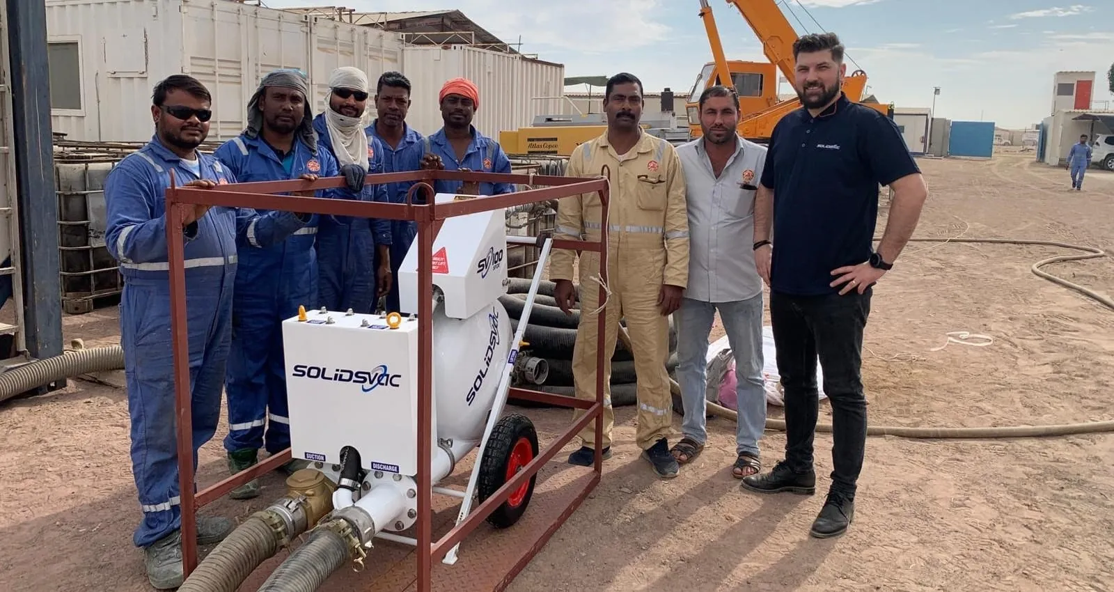 Solidsvac equipment prepared for offshore operations