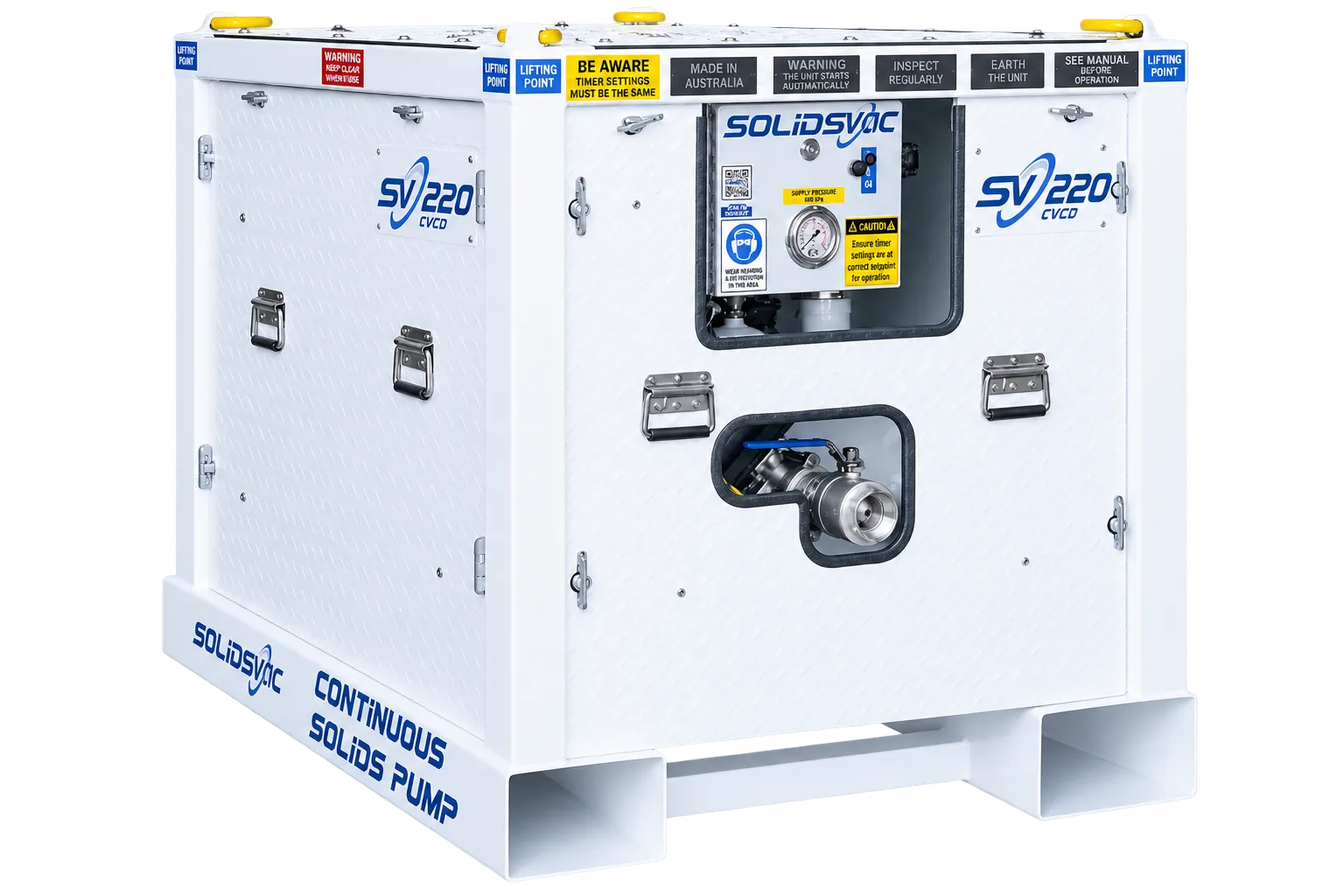 Solidsvac SV220-CVCD high-volume solids pump