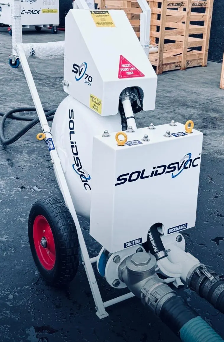 Solidsvac SV70-SPDK heavy duty solids pump