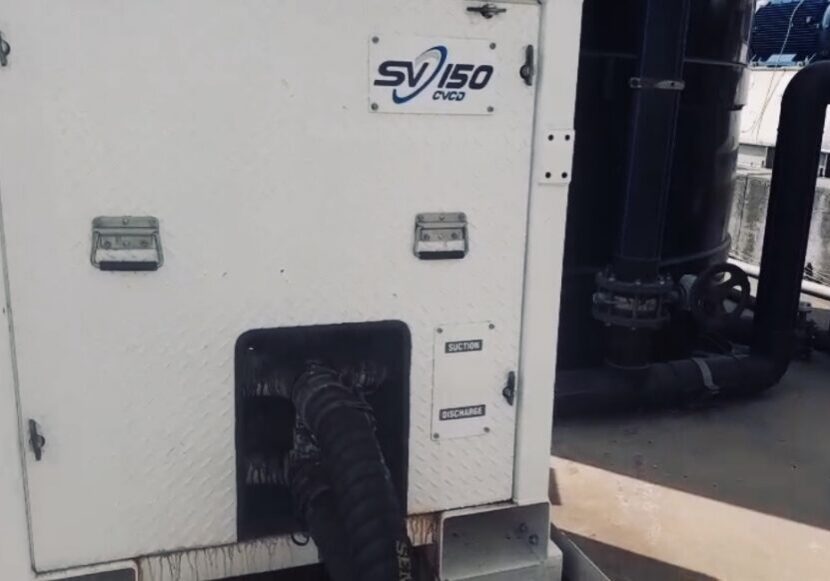 SV150 Pumping Brewery Sludge