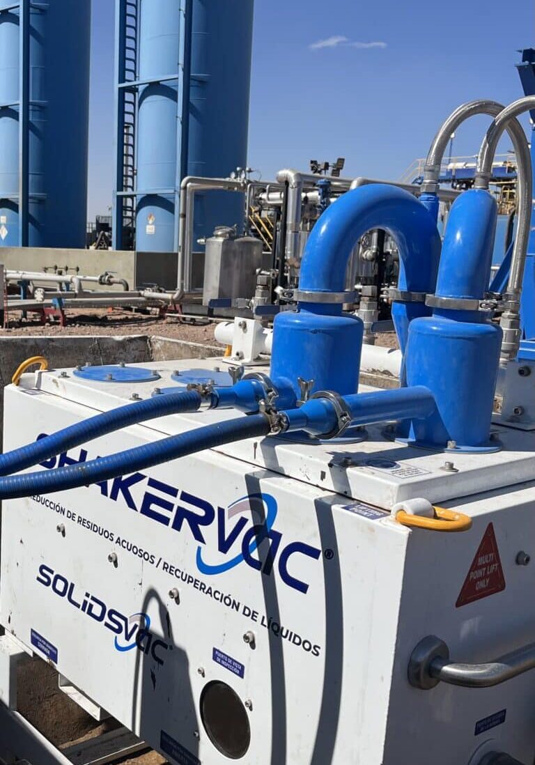 Shakervac reduces aqueous waste